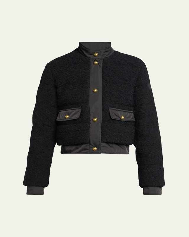 Blandy Tweed Short Down Jacket